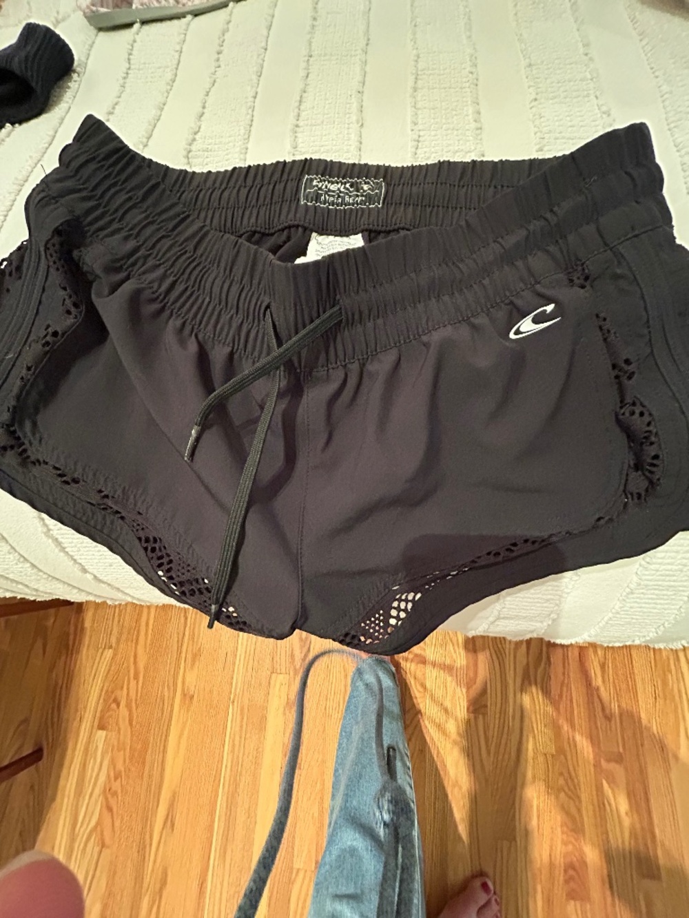 Bathing suit set - O'neil board shorts, cute bikini top and Roxy bottoms